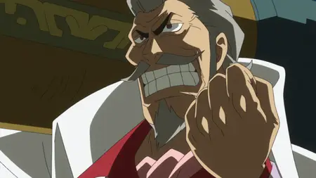 One Piece (1999 S19E03 The Devils Fist! A Show Down! Luffy vs Grount! ZR