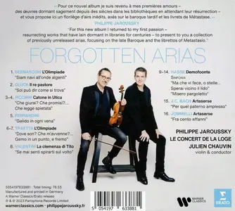 Philippe Jaroussky, Julien Chauvin, Le Concert de la Loge - Forgotten Arias (2023)