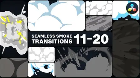 Seamless Smoke Explosions Transitions for DaVinci Resolve 56519654