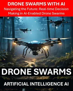 Drone Swarms with AI Artificial Intelligence