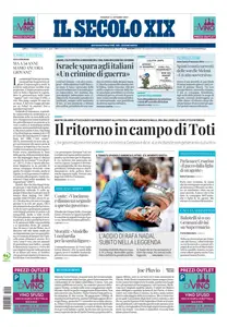 Il Secolo XIX Genova - 11 Ottobre 2024