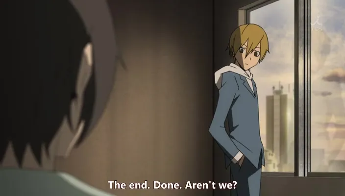 Durarara - 18(704x400 h264) MP4 - "Durarara - 18(704x400 h264) MP4 part01 rar" yEnc
