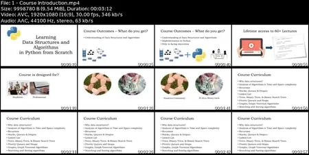 Data Structures and Algorithms: In-Depth DSA using Python