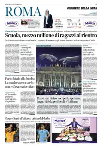 Corriere della Sera Roma - 14 Settembre 2025