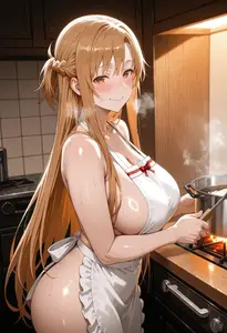Sword Art Online - Asuna Apron (AI Generated)