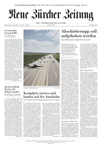 Neue Zurcher Zeitung International  - 06 Juni 2024