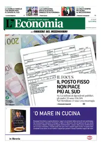 Corriere del Mezzogiorno Puglia L'Economia - 9 Dicembre 2024