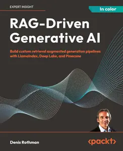 RAG-Driven Generative AI: Build custom retrieval augmented generation pipelines with LlamaIndex, Deep Lake, and Pinecone