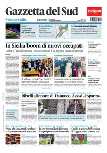 Gazzetta del Sud Messina - 8 Dicembre 2024