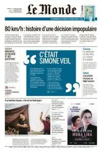 Le Monde du Dimanche 1er et Lundi 2 Juillet 2018