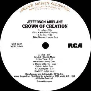 Jefferson Airplane - Crown Of Creation (1968) [Vinyl Rip 16/44 & mp3-320 + DVD]