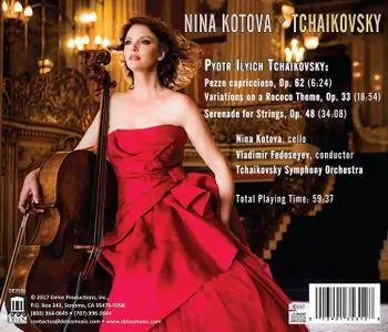 Nina Kotova - Tchaikovsky: Pezzo capriccioso, Variations on a Rococo Theme & Serenade (2017)