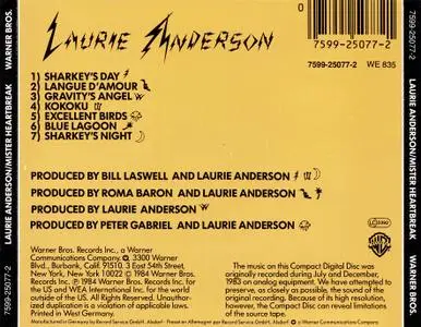 Laurie Anderson - Mister Heartbreak (1984)