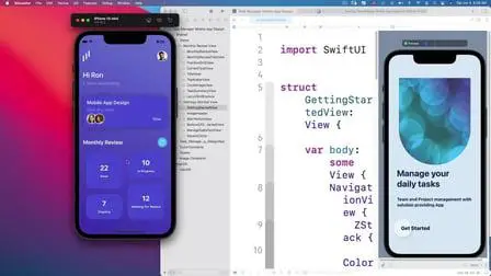 Frontend SwiftUI development: Task Manager App