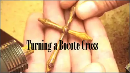 Woodturning - Turning a Bocote Cross