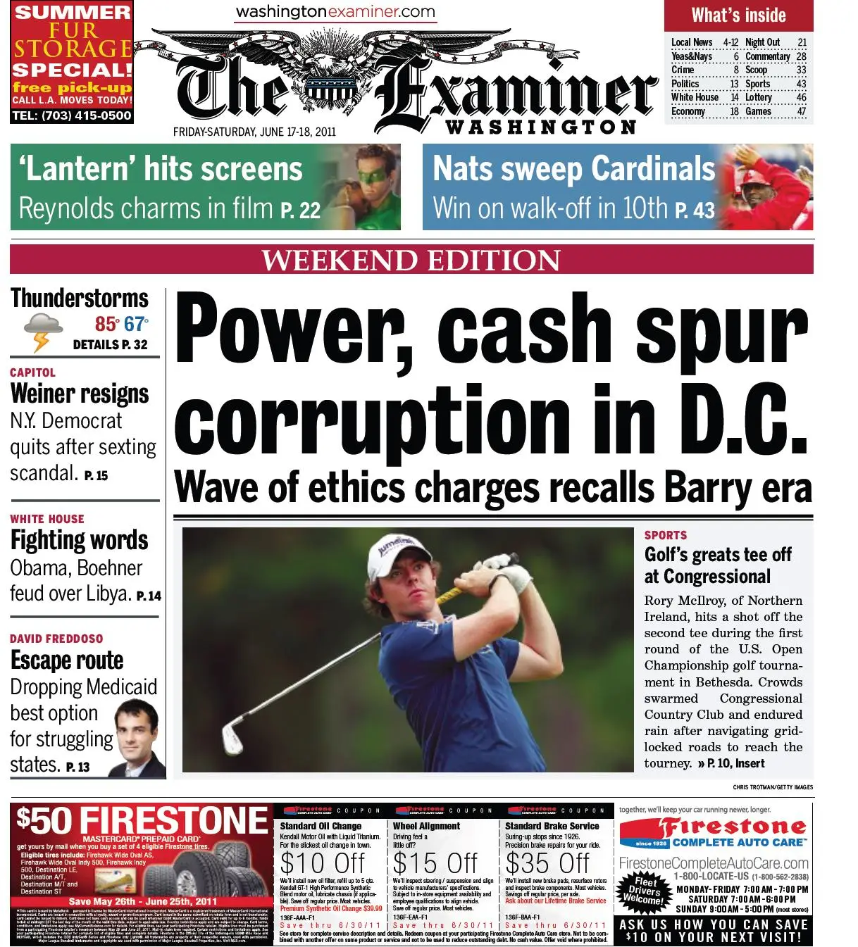 THE EXAMINER WASHINGTON 17 18 JUNE 2011