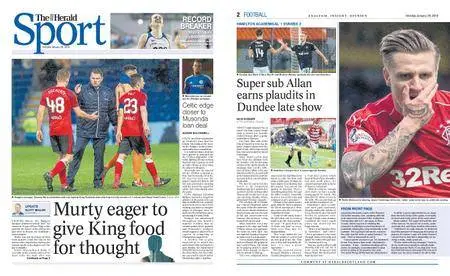 The Herald Sport (Scotland) – January 29, 2018