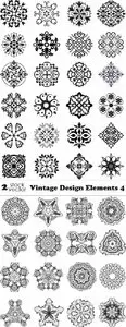Vectors - Vintage Design Elements 4
