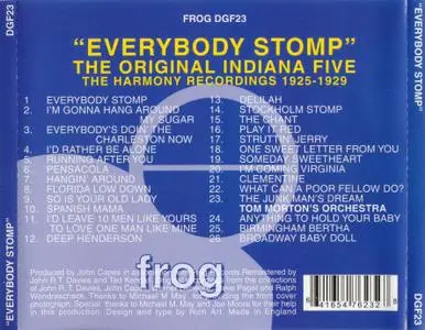 Original Indiana Five - Everybody Stomp: The Harmony Recordings 1925-1929 (1999) {Frog DGF23}