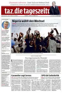 Tageszeitung TAZ vom 01 April 2015