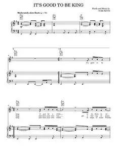 It's Good To Be King - Tom Petty and The Heartbreakers (Piano-Vocal-Guitar)
