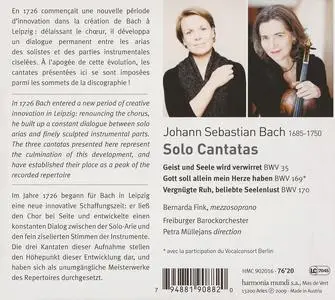 Bernarda Fink, Petra Müllejans, Freiburger Barockorchester - Johann Sebastian Bach: Solo Cantatas, BWV 35, 169, 170 (2009)