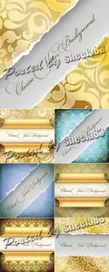 Classic Vintage Backgrounds Vector