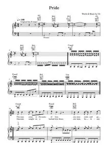 Pride (In The Name Of Love) - U2 (Piano-Vocal-Guitar (Piano Accompaniment))