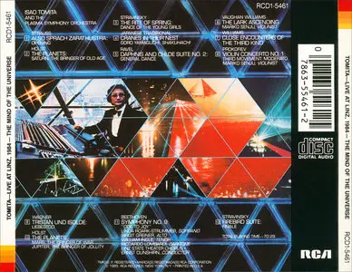Tomita - Live at Linz, 1984 - The Mind Of The Universe (1985) [Repost]