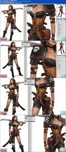 PencilKings - How to Draw a Pirate Girl Concept Art Character