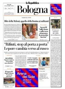 la Repubblica Bologna - 22 Settembre 2022