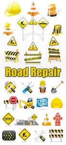 Road Repair Icons