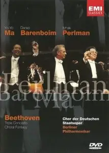 Beethoven: Triple Concerto & Choral Fantasy - Yo Yo Ma, Daniel Barenboim, Itzhak Perlman (2002) [Repost]