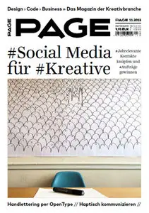Page Das Magazin der Kreativbranche November No 11 2015