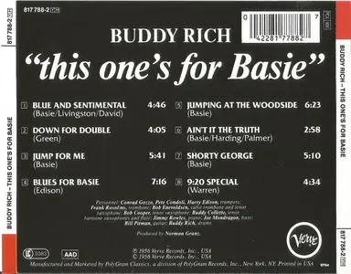 Buddy Rich - This One's For Basie (1956) {Verve 817 788-2}