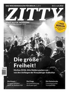 Zitty - 31 März 2016