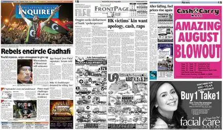 Philippine Daily Inquirer – August 23, 2011
