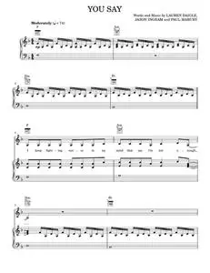 You Say - Lauren Daigle (Piano-Vocal-Guitar)