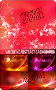 Stock Photo: Valentine abstract background