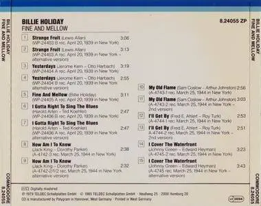 Billie Holiday - Fine And Mellow (1979) {1985, Reissue}