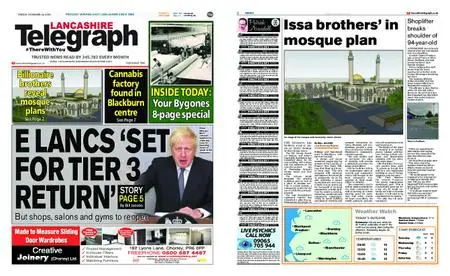 Lancashire Telegraph (Burnley, Pendle, Rossendale) – November 24, 2020