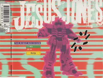 Jesus Jones - The Right Decision [CD-S] (1993, Food rec. # 7243 8 80528 2 5) [RE-UP]