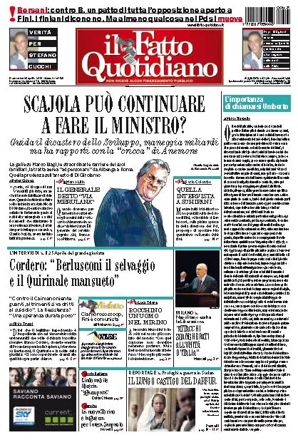 Il Fatto Quotidiano (25-04-10)