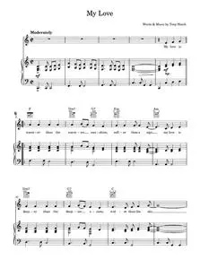 My Love - Petula Clark (Piano-Vocal-Guitar (Piano Accompaniment))