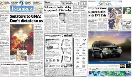 Philippine Daily Inquirer – January 16, 2006