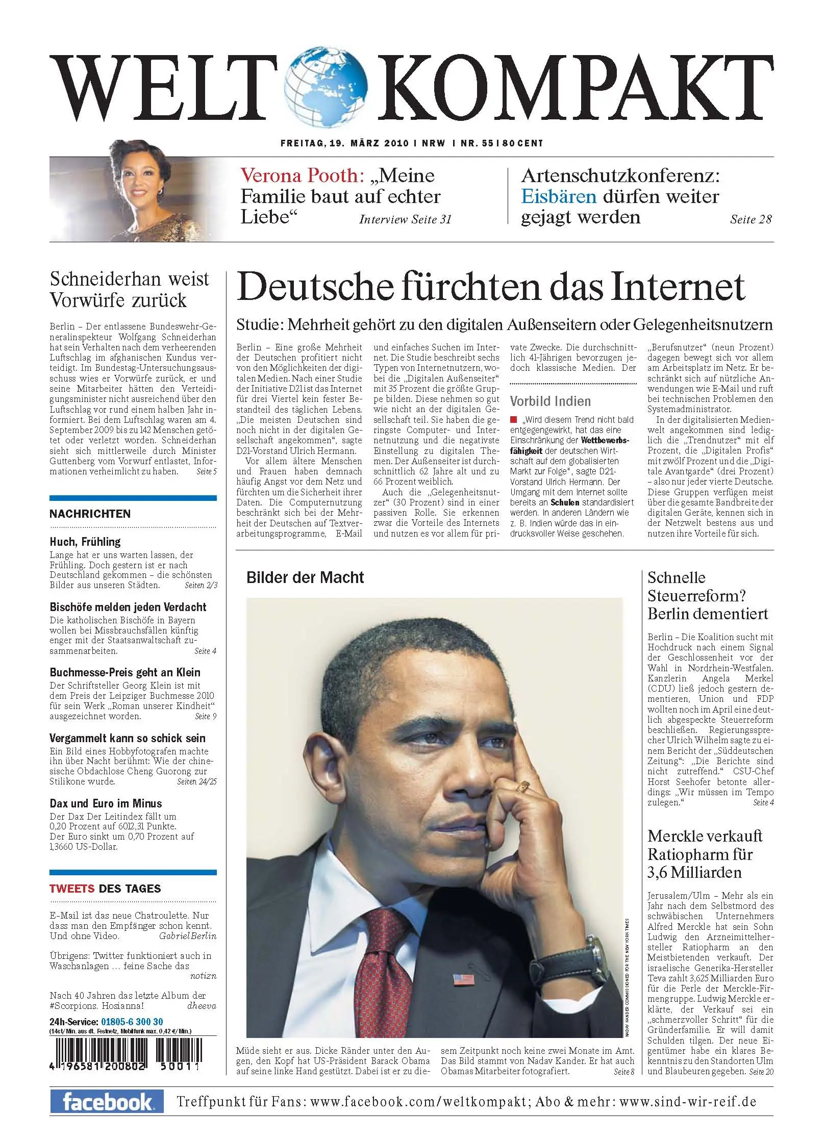 Die Welt kompakt vom 19. 