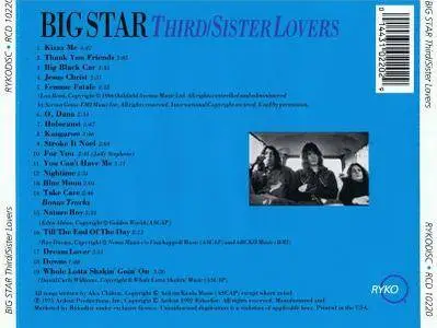 Big Star - Third / Sister Lovers (1978)