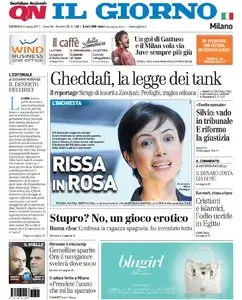 IL GIORNO DEL 06 MARZO 2011