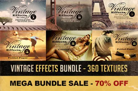 CreativeMarket - Vintage Effects Bundle