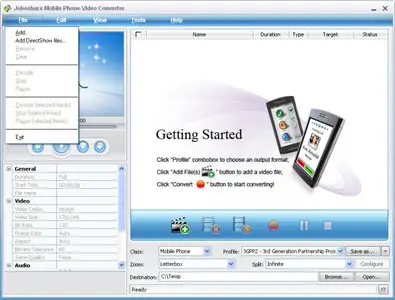 Joboshare Mobile Phone Video Converter 3.1.5.0214